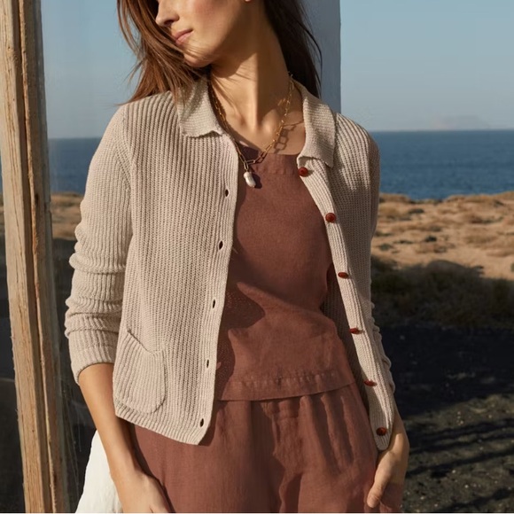 Poetry Linen Knitted Jacket, 18 - Picture 11 of 12